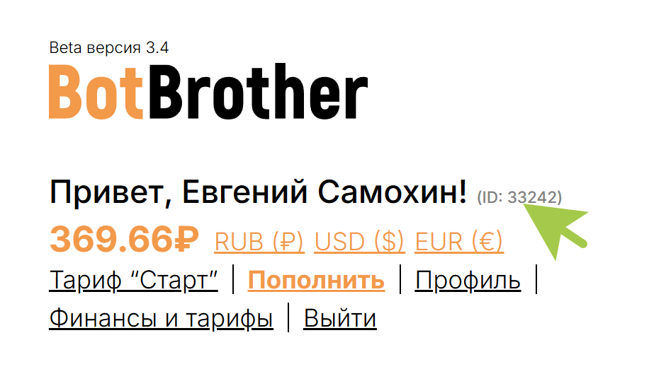 Как предоставить доступ к боту Телеграм и какие есть доступы в сервисе Botbrother