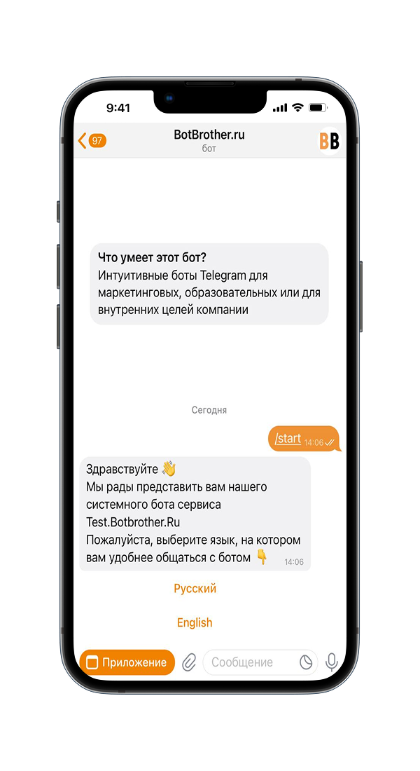 Mini App для BotBrother
