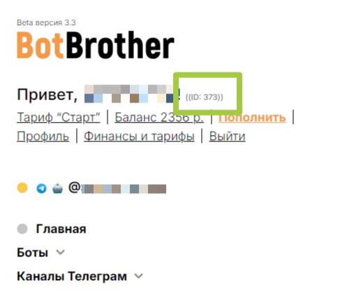 Как предоставить доступ к боту другому аккаунту? Как изменить платежный аккаунт?